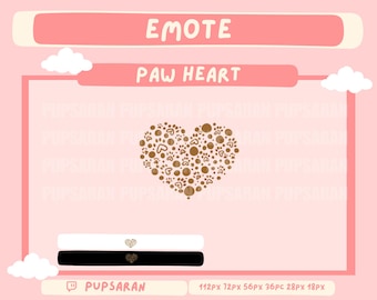 Paw Heart | Twitch  | Twitch Channel Point | Emote | Discord