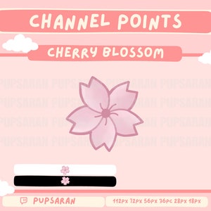 Pink Cherry Blossom  | Twitch  | Twitch Channel Point
