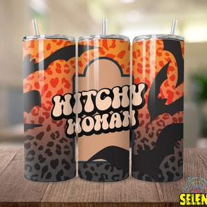 Witchy Woman 20 oz Skinny Tumbler Sublimation Design Digital Download PNG Instant DIGITAL ONLY, Halloween Witch Tumbler