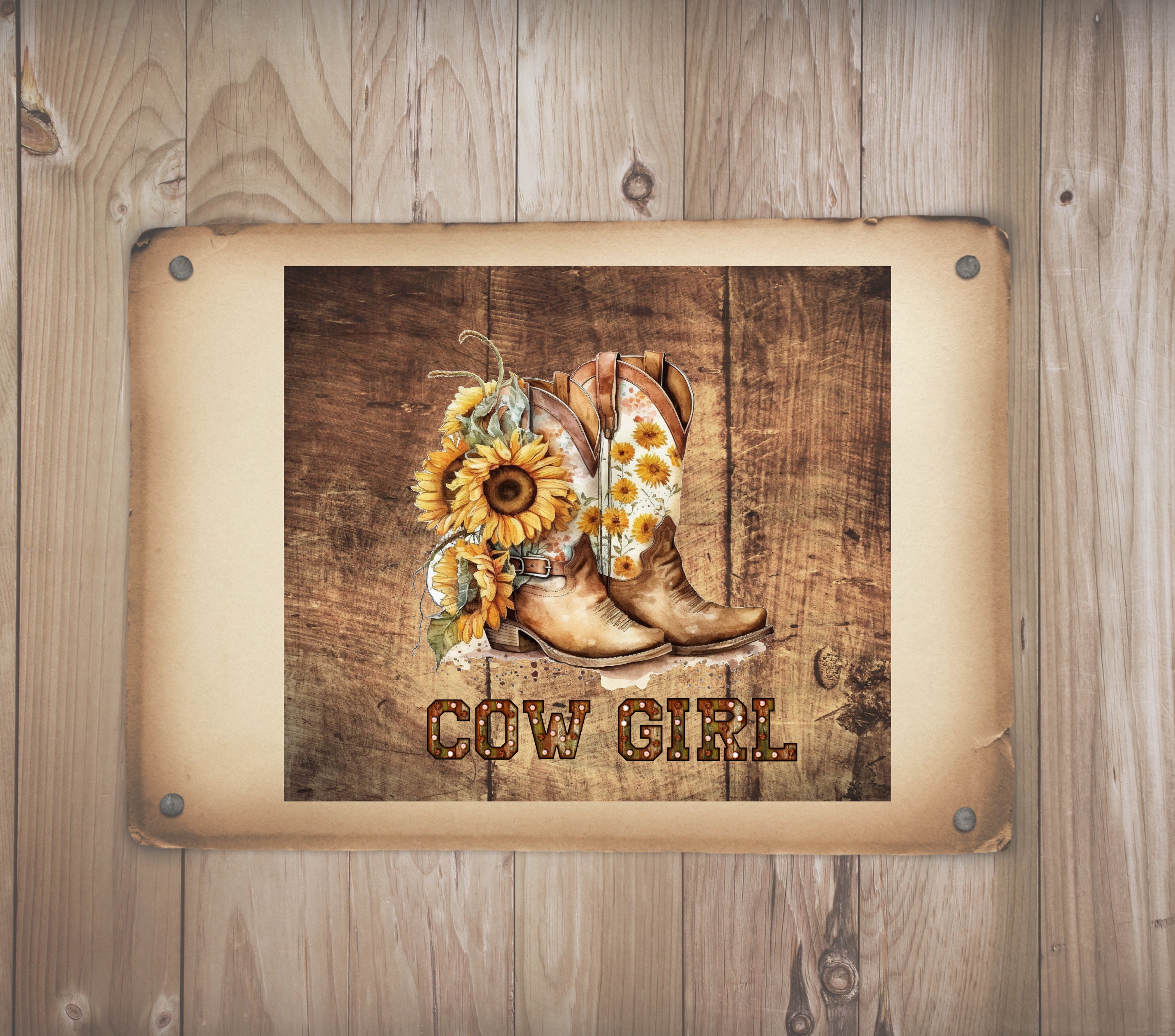 Cowgirl Boots 20 Oz Skinny Tumbler Sublimation Design Digital Download ...