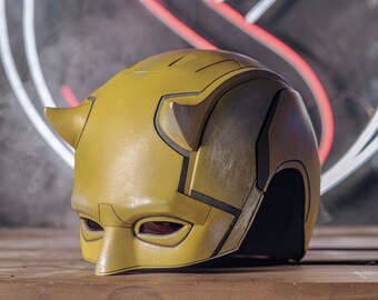 Daredevil Cowl Helmet Personalisable 1:1 (2024 SHE HULK UPDATED) by MiGranStudio