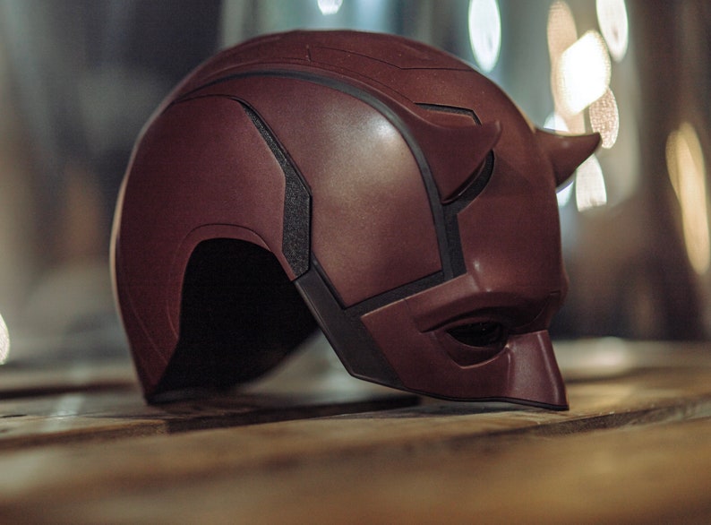 Daredevil Cowl Helmet Personalisable 1:1 2024 ECHO UPDATED by MiGranStudio zdjęcie 3