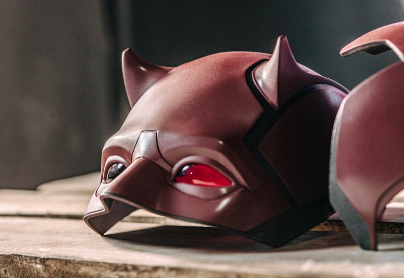 Daredevil Cowl Helmet Personalisable 1:1 2024 ECHO UPDATED by MiGranStudio zdjęcie 9