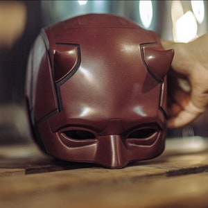 Daredevil Cowl Helmet Personalisable 1:1 2024 ECHO UPDATED by MiGranStudio zdjęcie 4