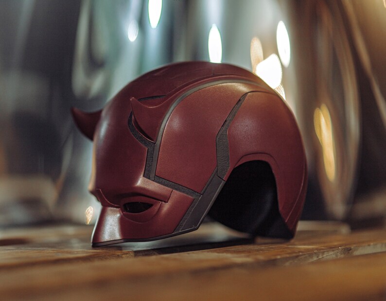 Daredevil Cowl Helmet Personalisable 1:1 2024 ECHO UPDATED by MiGranStudio zdjęcie 5