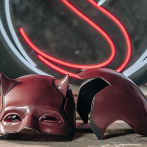 Daredevil Cowl Helmet Personalisable 1:1 2024 ECHO UPDATED by MiGranStudio zdjęcie 7