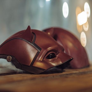 Daredevil Cowl Helmet Personalisable 1:1 2024 ECHO UPDATED by MiGranStudio zdjęcie 6