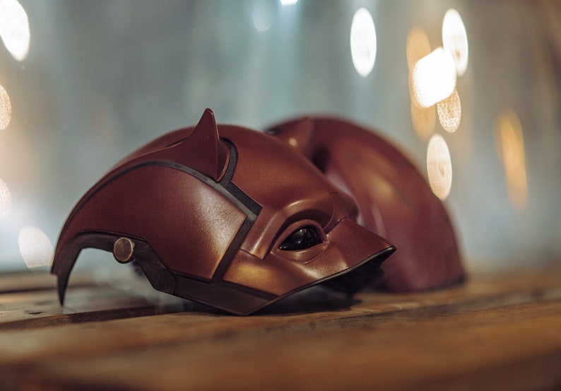 Daredevil Cowl Helmet Personalisable 1:1 2024 ECHO UPDATED by MiGranStudio zdjęcie 6