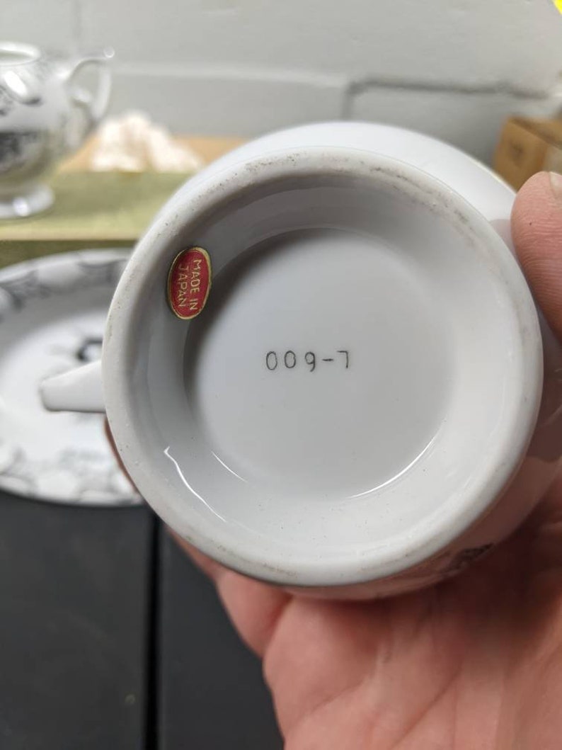 25th Silver Anniversary Vintage Norcrest Fine China Gift Set. Etsy