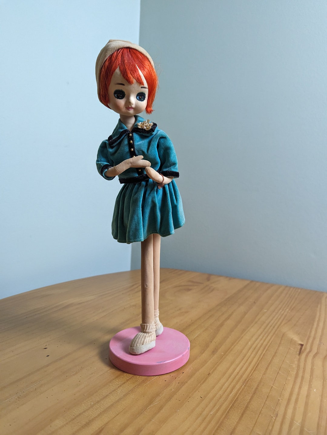 Vintage Rare Japanese Pose Doll From the 1960's With Red Etsy