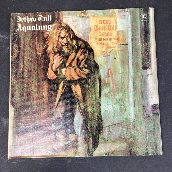 Jethro Tull Aqualung 1971 Reprise Records Vinyl LP Vintage Album Music Room Decor