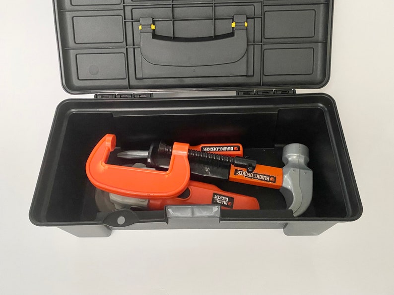 Toy Tool Box for Kids, Personalized Toy Storage Container, Custom