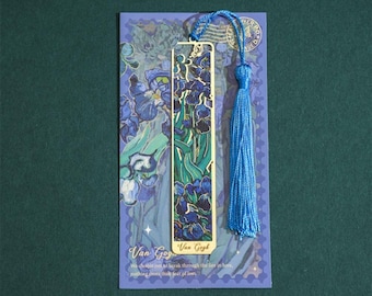 Vintage Floral Metal Bookmark: Hollow Bronzed Design with Tassel, Book Club Gift for Readers
