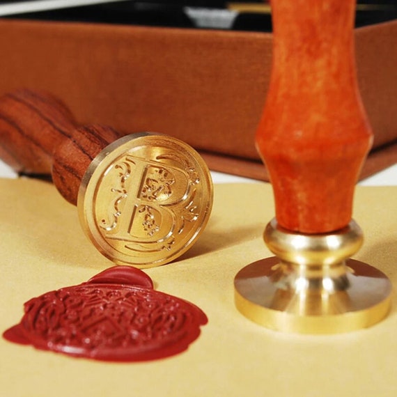 Juego De Sellos De Cera Vintage, Cabeza De Floritura De Cobre De 26 Letras Para Sellar Con Cera Invitaciones, Sobres Y álbumes De Recortes, Un Regalo Perfecto - España