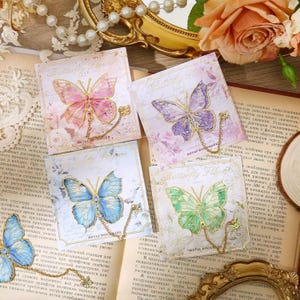Schmetterling Metall Lesezeichen | Buntes bronzefarbenes Lesezeichen mit Quastenkette | Leser Geschenk | Leseratte Geschenk | Buchliebhaber | Lehrer Geschenk