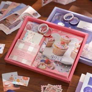 Kit de diario de más de 155 artículos, suministros de diario y planificador, juego de regalo ideal para diarios y kit de diario de viñetas