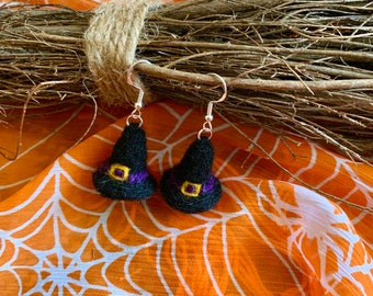 Felted Witches Hats
