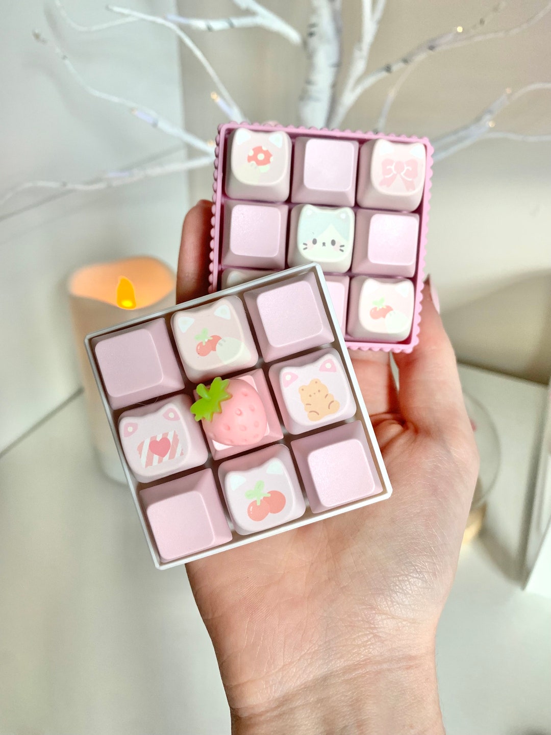 Desktop Mechanical Keyboard Fidget Toy Creamy and Clicky Custom