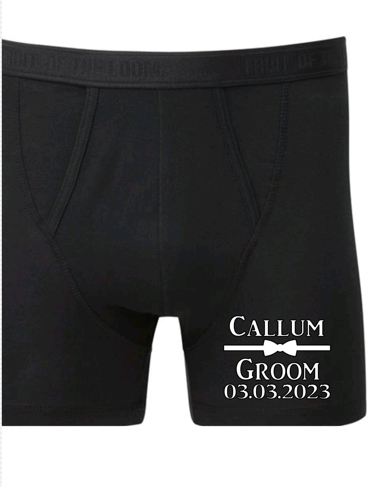 Groom boxer shop shorts