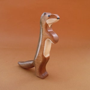 Wooden xerus figurines Wooden toys Wooden animal figurines Xerus toy Wood African animals toys image 3