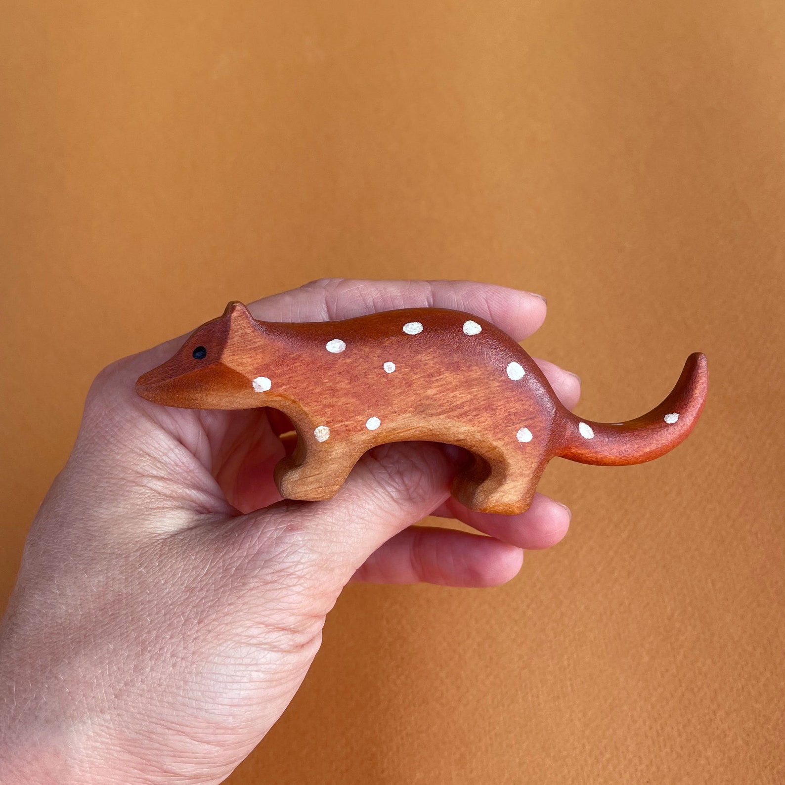 Wooden Australian Animals Figurines Set 5 Pcs Wooden Toys Animals Toys