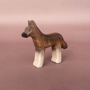 Wooden horse & foal figurine 2pcs Wooden animal toys Farm animals Horse toy Natural Toys Wooden Toy Wooden animal figurines image 7