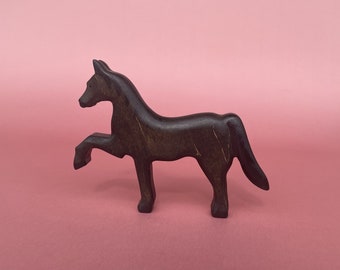 Wooden Farm Animal Toy | Wooden horse figurine | Wooden horse toy | Handmade Eco-friendly Toys for Kids | Montessori Waldorf Toy