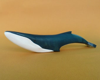 Wooden whale figurne - Wooden animal figurines - Marine animals figurines - Wooden toys