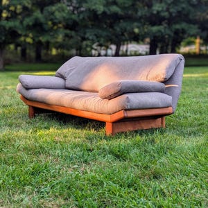 Dänisches Teak Gondola Sofa von Steen Burchardt-Nielsen, circa 1970er Jahre
