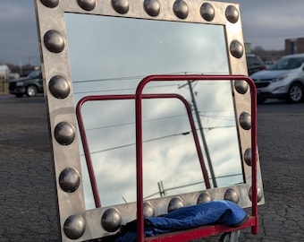 Huge Nickel 'Orb' Mirror by Christopher Hodsoll