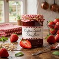 Jam jar label for pregnancy announcement to grandma, aunt, big sister, grandpa, dad, uncle, godmother, grandparents, cousin,.... product logo