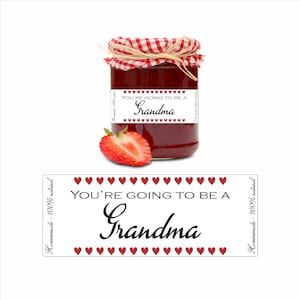 Pregnancy announcement, personalized  pregnancy surprise, futur grandma, auntie, grandpa, uncle, great grandma...