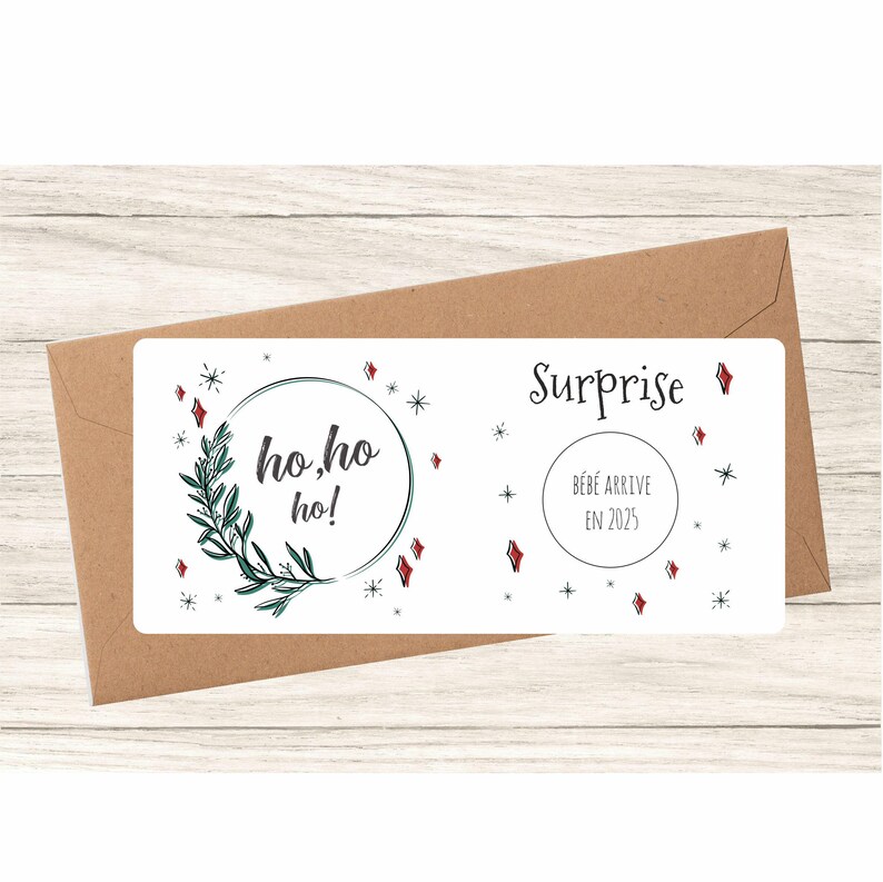 Carte à gratter Surprise avec pastille à gratter Or, personnalisé avec votre texte caché sous la pastille