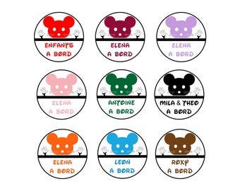 Baby on board car sticker to personalize - Baby on board / child on board sticker