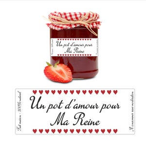 Demande marraine  - Étiquette pot de confiture - - annonce grossesse marraine - cadeau marraine - étiquette personnalisée confiture