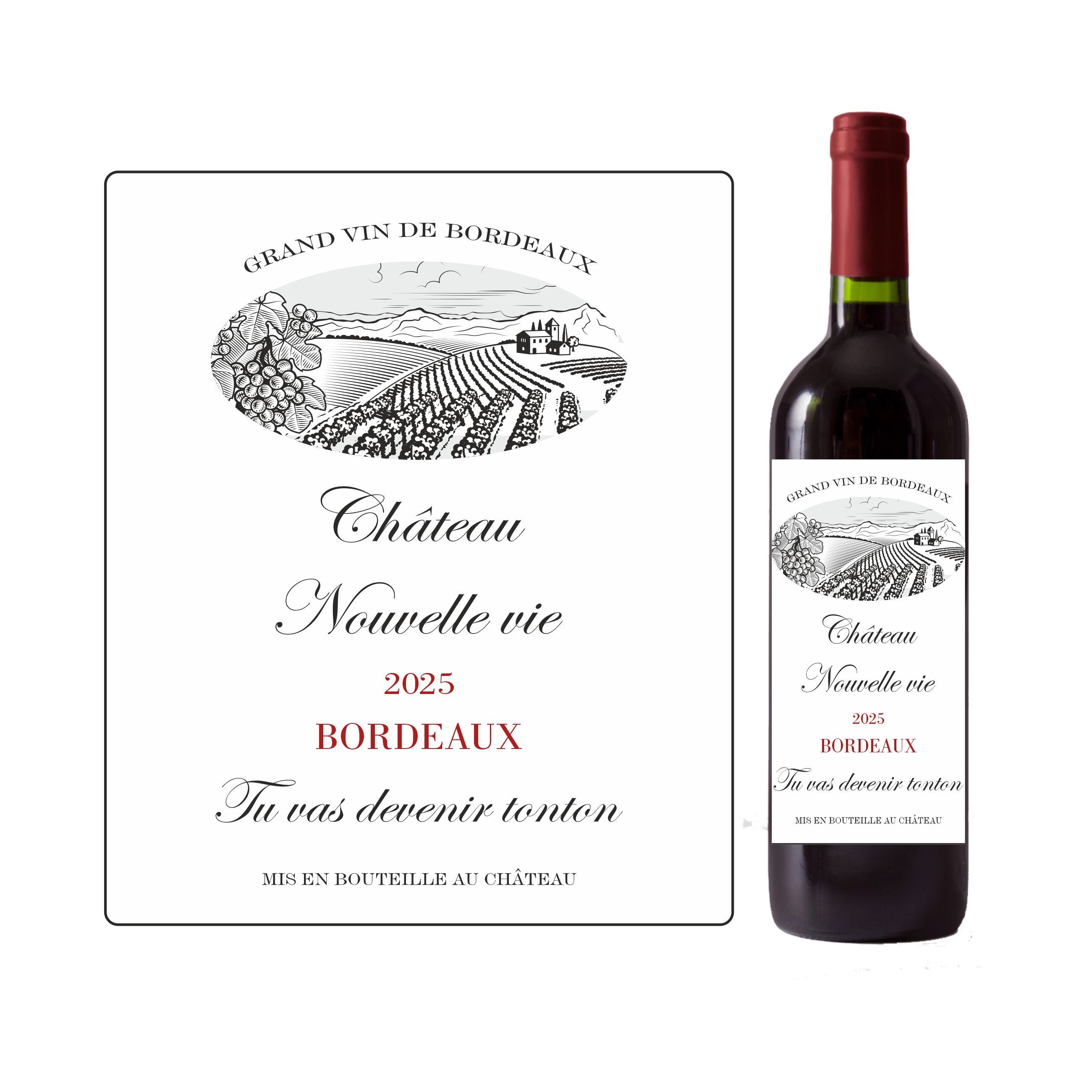 Cadeau D'annonce De Grossesse Pour Grand-mère, Grand-parents, Sac Pour