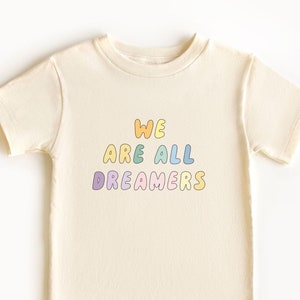 Kids Cute Shirt Cute Toddler Shirt Cute Kids T-Shirt Toddler Gift Kids Graphic Tee Kids Hipster Shirt Trendy Kids Clothes Dreamer Shirt