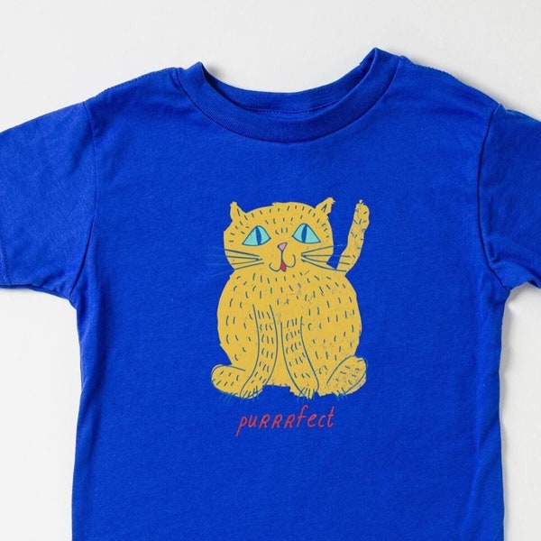 Toddler Cat Shirt Etsy