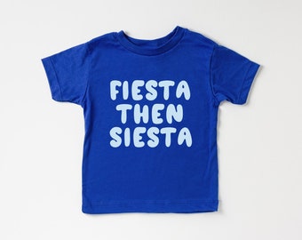 Fiesta Shirt Summer Theme Shirt for Kids Funny Phrase T-Shirt Spanish Saying Shirt Hipster Graphic Shirt Cool Saying Graphic Tee for Tween