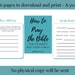 Printable Prayer Guide for Personal and Family Use - Etsy