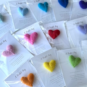 Crochet Pocket Hug , Thoughtful Gift for Loved Ones, Small Sentimental Keepsake, Pocket-Sized Comfort