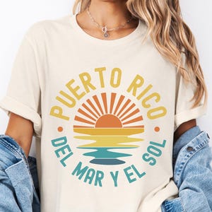 PUERTO RICO SHIRT Gift for Puerto Rican Group Vacation Tee Boricua Pride TShirt Orgullo Puertorriqueño Camiseta Pe Erre Del Mar Y El Sol
