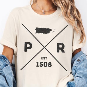 PUERTO RICO 1508 Shirt Gift for Puerto Rican History T-Shirt Vintage Aesthetic PR Tee Camiseta Archipiélago Puertorriqueño Regalo Boricua