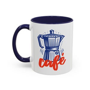 CAFÉ BORICUA Mug Gift for Espresso Lover Moka Pot Puerto Rican Coffee Cup Cafecito Primero Taza 11oz Regalo Para Puertorriqueña Latina Greca