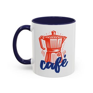 CAFÉ BORICUA Mug Gift for Espresso Lover Moka Pot Puerto Rican Coffee Cup Cafecito Primero Taza 11oz Regalo Para Puertorriqueña Latina Greca