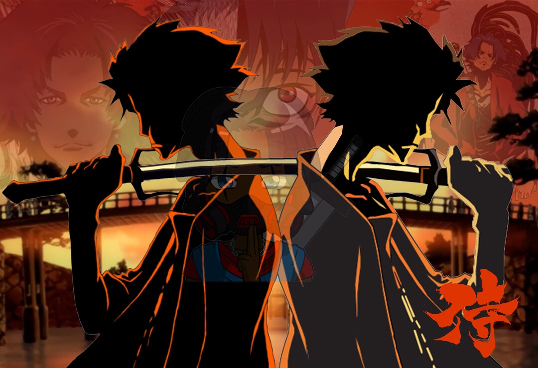 Mugen Poster, Samurai Champloo Wall Art, Anime Digital Print - Etsy