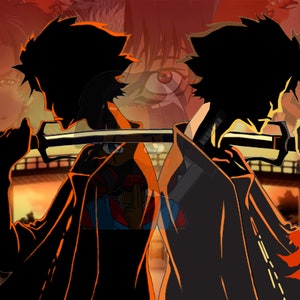 Mugen Poster, Samurai Champloo Wall Art, Anime Digital Print - Etsy