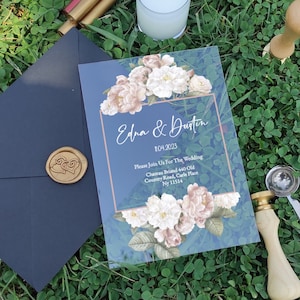Convite de casamento acrílico, Convites de casamento acrílico, Convite elegante, Convite de casamento, Cartão de casamento, Convite elegante,