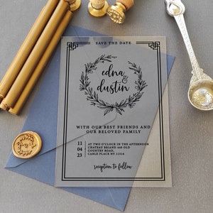 Acrylic Wedding Invitation, Acrylic Wedding Invitations, Elegant Invitation,  Wedding Invitation, Wedding card, Elegant Invitation,