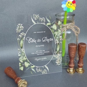 Acrylic Wedding Invitation, Acrylic Wedding Invitations, Elegant Invitation, Wedding Invitation, Wedding card, Elegant Invitation